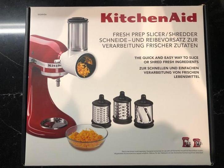 Nieuwe KitchenAid Rasp - Nooit Gebruikt!, Witgoed en Apparatuur, Keukenmixers, Nieuw, Minder dan 1 liter, 1 snelheid, Vaatwasserbestendig