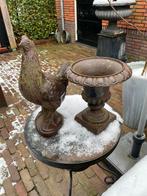 Gietijzeren kip gietijzeren bloempot ijzeren kip bloempot, Ophalen of Verzenden, Zo goed als nieuw