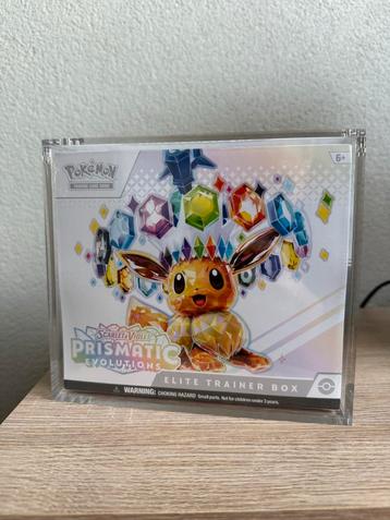 Prismatic Evolutions Elite Trainer Box - Sealed met Acryl beschikbaar voor biedingen