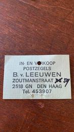 Kaartje B. Van Leeuwen, Postzegels en Munten, Postzegels | Nederland, Ophalen of Verzenden