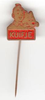 Kuifje en Bobbie metalen vintage speld. strip- tekenfilm, Verzamelen, Speldjes, Pins en Buttons, Verzenden, Zo goed als nieuw