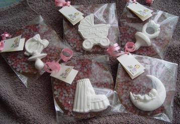 geboorte bedankjes, roze en blauwe beschikbaar voor biedingen