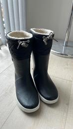 Aigle Giboulee gevoerde winterlaarzen zwart 32 valt groot 33, Gebruikt, Jongen of Meisje, Aigle, Ophalen of Verzenden