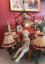 Antiek brocante lamp barok koper - Jordaanse hanglamp, Ophalen