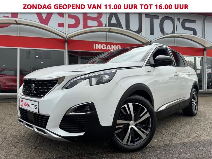 Peugeot 3008 1.2 PURETECH GT AUT. 130PK LED NAVI CAMERA CARP, Auto's, Peugeot, Bedrijf, Adaptive Cruise Control, Airbags, Airconditioning