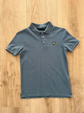 zgan blauwe Lyle & Scott polo maat 10/11 (=140/146) beschikbaar voor biedingen