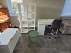 Ikea meubels Kallax, Micke, Smastad, Gladom, bureau, kast et, Ophalen, Gebruikt, Jongetje of Meisje