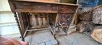 Oud bureau met zwaluwstaart verbinding gedraaide pooten, Antiek en Kunst, Ophalen