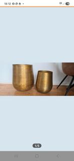Bloempotten goud nieuwe sets, Tuin en Terras, Bloempotten, Rond, Nieuw, Ophalen of Verzenden, Balkon