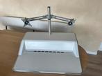 Fellowes Lotus Sit-Stand Workstation Dubble Monitor, Ophalen, In hoogte verstelbaar, Zo goed als nieuw