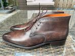 Santoni veterschoenen model 8664 maat 7,5 UK/41,5 EU, Kleding | Heren, Schoenen, Bruin, Ophalen of Verzenden, Santoni, Gedragen