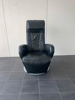 Mooie elektrische zwarte leren relax fauteuil / relax stoel, Huis en Inrichting, Fauteuils, Ophalen, Nvt, Nvt, Nvt