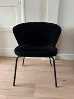 4x zwarte velours be pure home stoelen, Ophalen, Zo goed als nieuw, Zwart, Vier