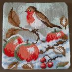 Hand geknoopt Smyrna kussen vintage, Ophalen of Verzenden