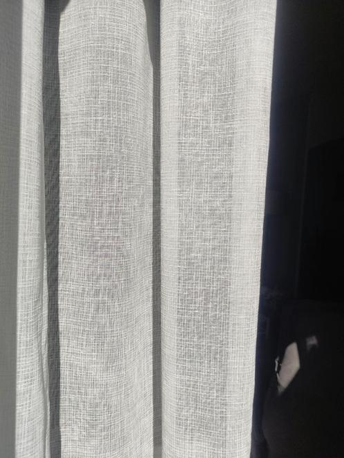 Zgan Prachtige inbetweens/ vitrage wit linnenlook., Huis en Inrichting, Stoffering | Gordijnen en Lamellen, Zo goed als nieuw