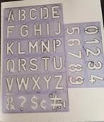 Helix letter en cijfer sjabloon 50mm, Ophalen of Verzenden, Gebruikt, Overige typen