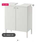 NYSJÖN Ikea badkamer kastje, Huis en Inrichting, Badkamer | Badkamermeubels, Ophalen, (Half)hoge kast, 50 tot 100 cm, Zo goed als nieuw