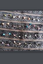 Neus-wenkbrauw piercings verschillende, Verzenden, Nieuw, Staal, Wenkbrauwpiercing