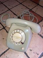 Vintage telefoon met draaischijf t 65, Telecommunicatie, Vaste telefoons | Niet Draadloos, Met draaischijf, Gebruikt, Ophalen