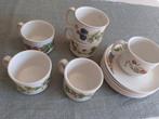 Marjolein Bastin  servies 6 kopjes theepot enz, Huis en Inrichting, Keuken | Servies, Ophalen, Overige typen, Zo goed als nieuw