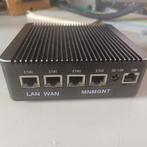 Mini PC met 4 LAN poorten. Ideaal als router., Ophalen of Verzenden, Gebruikt, Router
