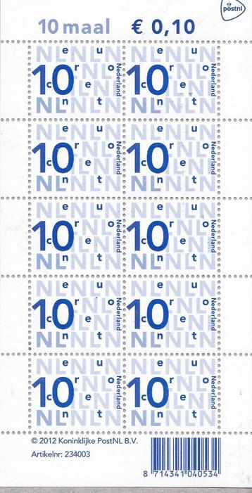 Bijplakzegels - € 0,10 – logo PostNL – MNH - NVPH V2135da beschikbaar voor biedingen