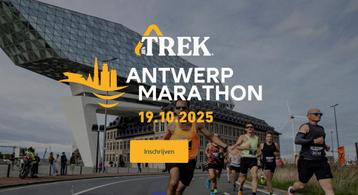 Startbewijs marathon Antwerpen beschikbaar voor biedingen