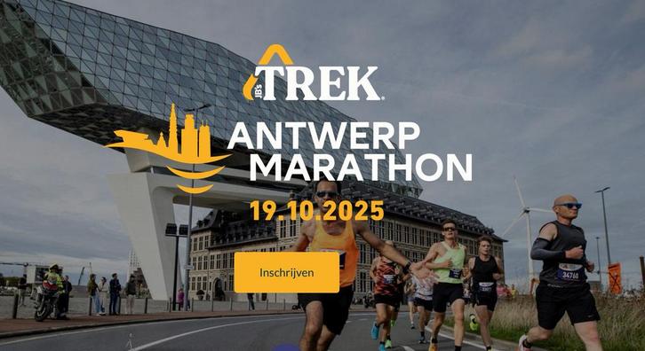 Startbewijs marathon Antwerpen, Tickets en Kaartjes, Sport | Overige, Eén persoon, Oktober