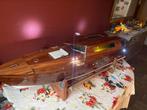 Rc houten speedboot bruchless met verlichting evt ruil, Overige merken, Gebruikt, Ophalen