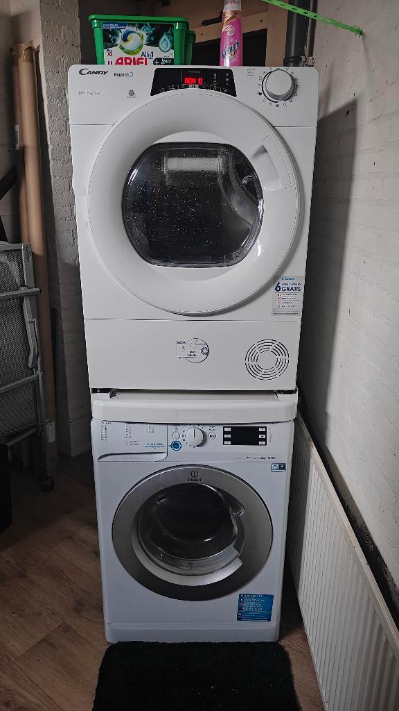 Wasmachine + Droger set – werken perfect – direct meenemen, Witgoed en Apparatuur, Was-droogcombinaties, Zo goed als nieuw, 8 tot 10 kg