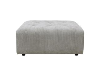 HKliving Vint Bank Element Hocker Rib - Crème | €599, nu  beschikbaar voor biedingen