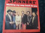 Spinners vinyl A working my way back to you B disco ride, Gebruikt, 7 inch, Single, Ophalen of Verzenden