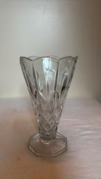 Mooie dik glazen vaas 25 cm, Antiek en Kunst, Ophalen of Verzenden