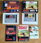 Asterix + Turn and Burn no-fly zone SNES super NES Obelix, Avontuur en Actie, 2 spelers, Eén computer, Ophalen of Verzenden