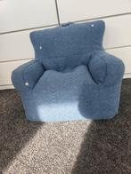 Peuter teddy fauteuil  jeans blauw., Kinderen en Baby's, Kinderkamer | Overige Meubels, Overige typen, Ophalen of Verzenden, Zo goed als nieuw