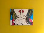 Shhh Pop Art poster - IKEA, Ophalen of Verzenden, Gebruikt