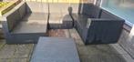 Loungebank met kussens t.e.a.b., Tuin en Terras, Ophalen, 5 zitplaatsen, Gebruikt, Loungeset
