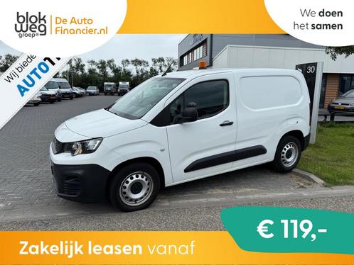 Peugeot Partner 1.5 BlueHDI Premium Trekhaak,Ca € 6.888,00, Auto's, Bestelauto's, Bedrijf, Lease, Financial lease, ABS, Achteruitrijcamera