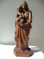 Oud beeld gesculpteerd hout OLV, Maria met het Kind Jezus, Ophalen of Verzenden