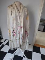 Mooie pashmina sjaal met bloemen, Kleding | Dames, Mutsen, Sjaals en Handschoenen, Maat 46/48 (XL) of groter, Nieuw, Ophalen of Verzenden
