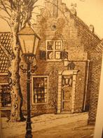 Oud Velsen Torenstraat 4 / Henk Daas, Antiek en Kunst, Kunst | Etsen en Gravures, Ophalen of Verzenden