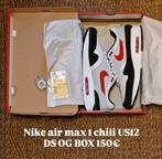 Nike air max 1 Chili Maat 46, Kleding | Heren, Schoenen, Overige kleuren, Nike, Nieuw, Ophalen of Verzenden