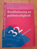 Kwaliteitszorg en patiëntveiligheid., Boeken, Zo goed als nieuw, Kavanah, Gamma, HBO