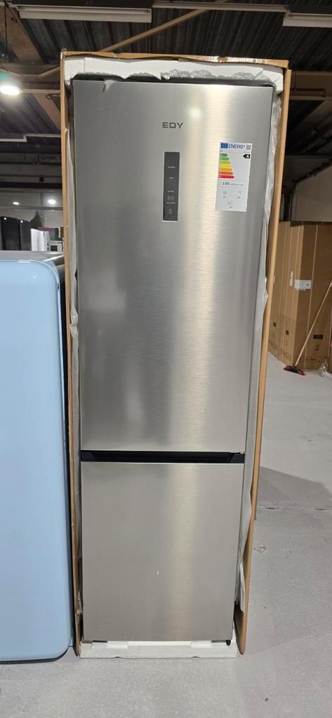 EDY Koelvriez combi ENERGIEKLASSE A, Witgoed en Apparatuur, Koelkasten en IJskasten, Nieuw, Met aparte vriezer, 200 liter of meer