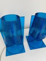 Kartell Take - Blauwe Lampjes - Set van 2, Huis en Inrichting, Lampen | Tafellampen, Kunststof, Design, Ophalen of Verzenden, Zo goed als nieuw