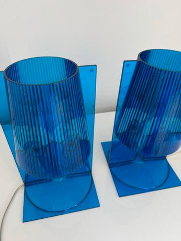 Kartell Take - Blauwe Lampjes - Set van 2 beschikbaar voor biedingen