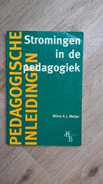 W.A.J. Meijer - Stromingen in de pedagogiek, Ophalen of Verzenden, Zo goed als nieuw, W.A.J. Meijer