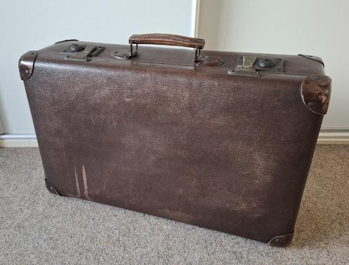 Antieke reiskoffer uit 1950, Antiek en Kunst, Curiosa en Brocante, Ophalen of Verzenden
