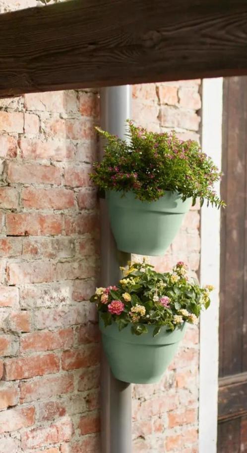 Elho regenpijpbakje | Bloempot voor regenpijp, Tuin en Terras, Bloempotten, Nieuw, Kunststof, Ophalen of Verzenden