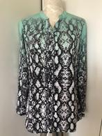 Mintgroene/Zwarte Blouse, Kleding | Dames, Maat 38/40 (M), Paola, Ophalen of Verzenden, Zo goed als nieuw